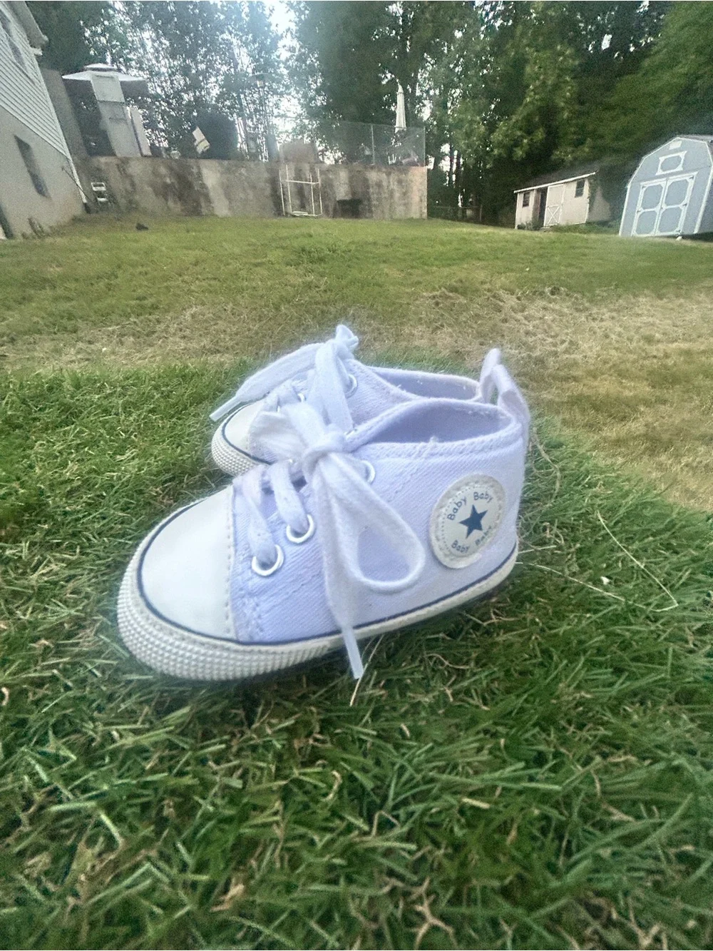 Converse Chuck Taylor First Star Infant High Top Shoe - Size: US 1,